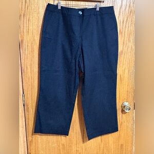Ann Taylor‎ The Crop NWT women’s pant sz 14 black